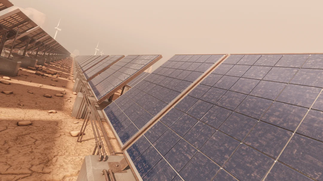 PV panel anti soiling solution