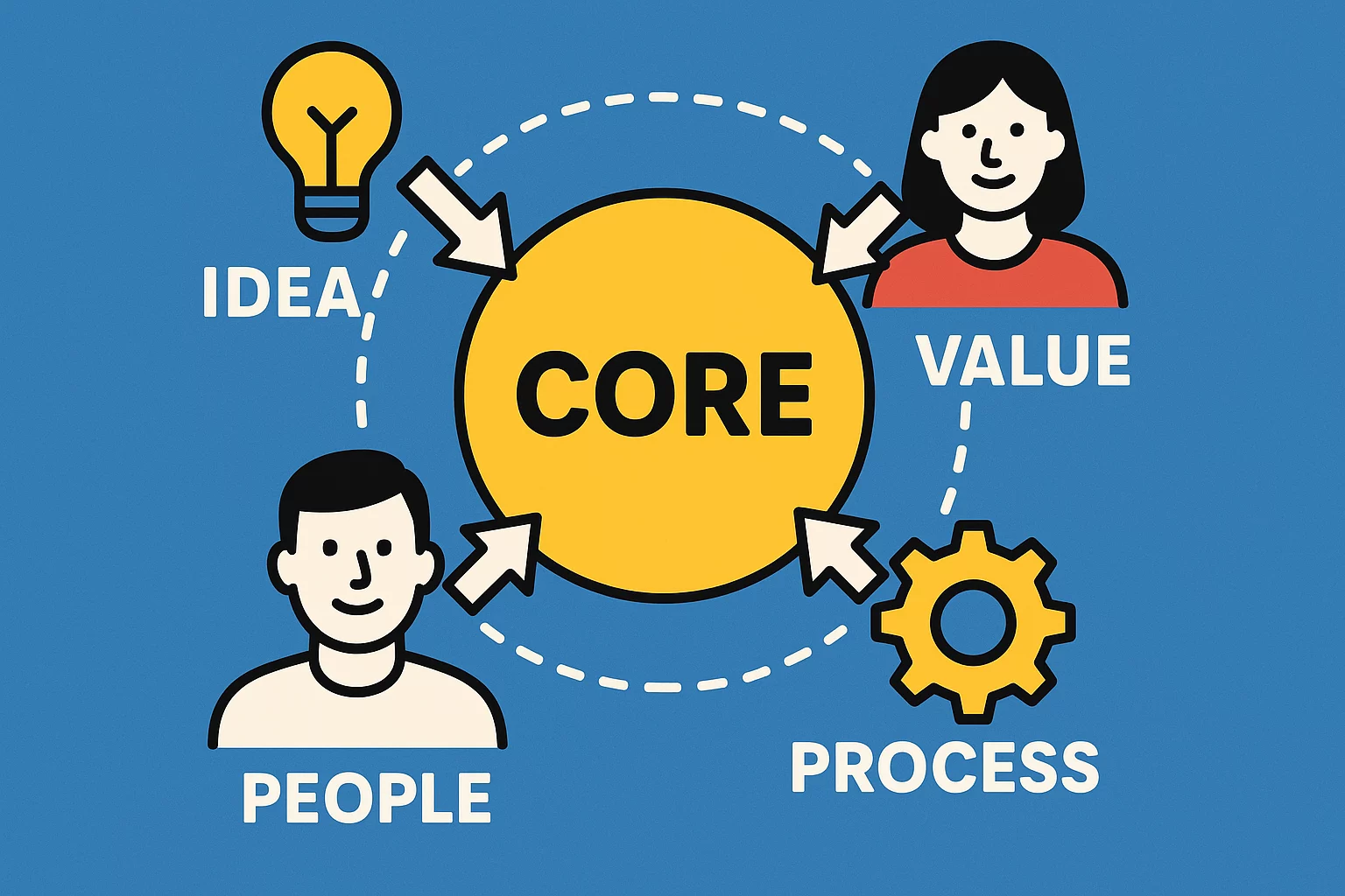 An engineering diagram showing centralized utility connections for power, water, and data with capped-off extension points for future lines.